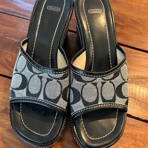 Coach Slip-on Wedge Sandal